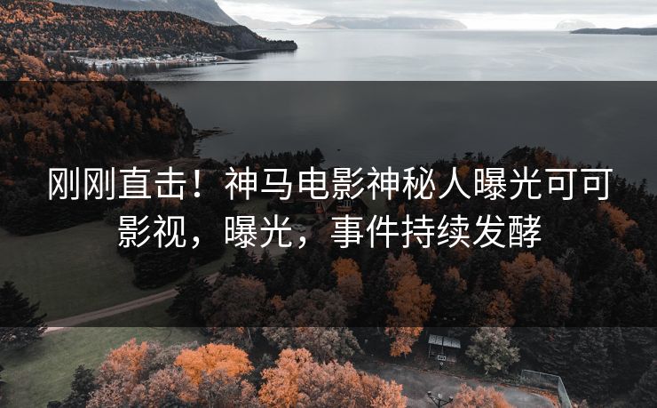 刚刚直击！神马电影神秘人曝光可可影视，曝光，事件持续发酵